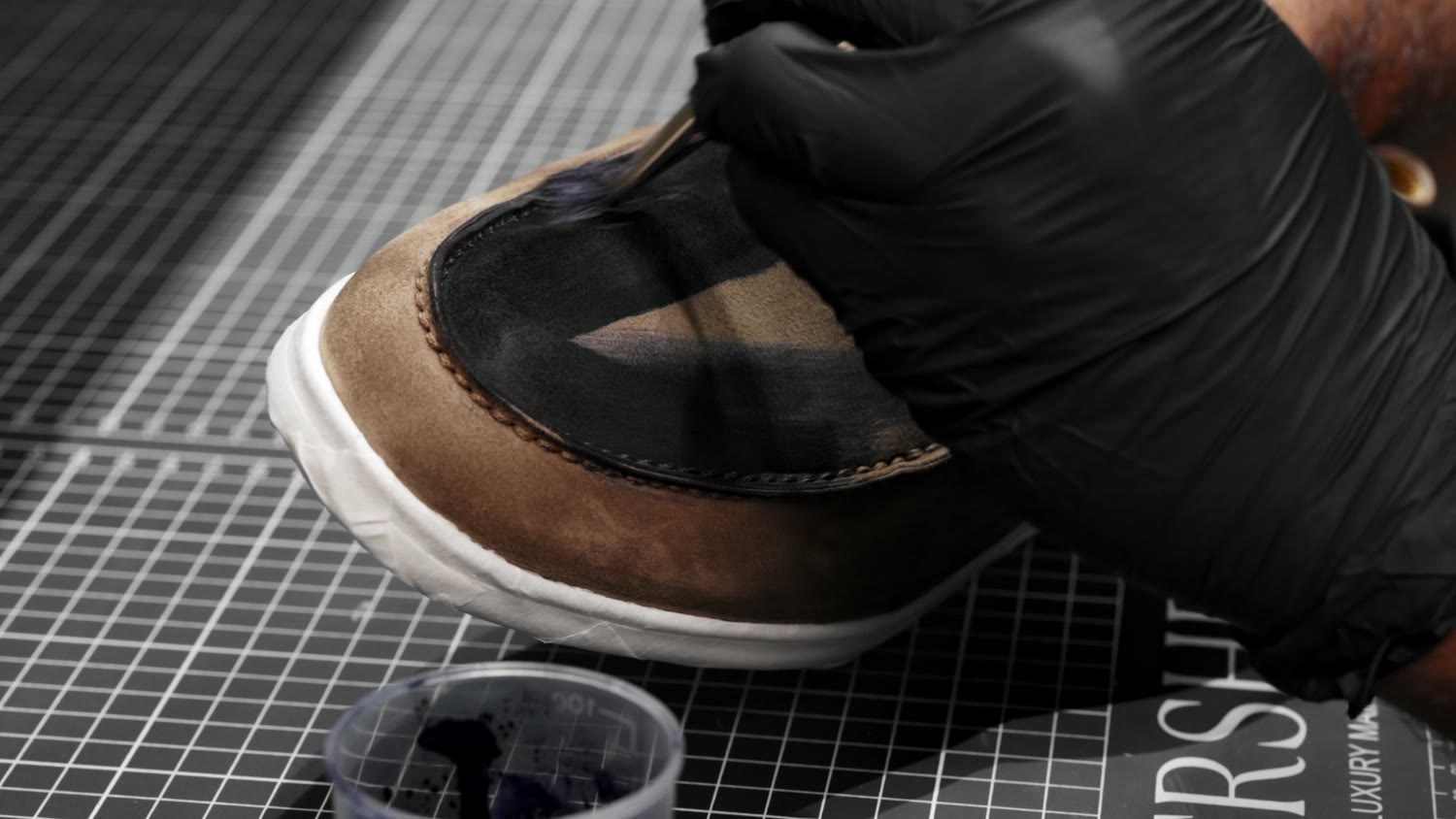 Loro Piana restoration in progress at the FRSHR atelier