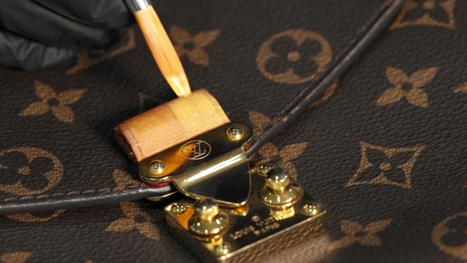 Louis Vuitton restoration in progress at the FRSHR atelier