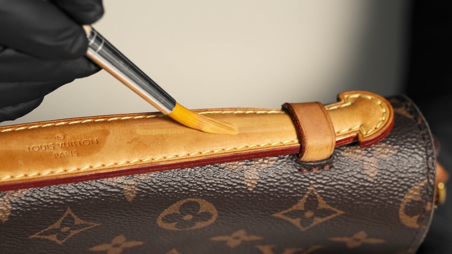 Louis Vuitton restoration in progress at the FRSHR atelier